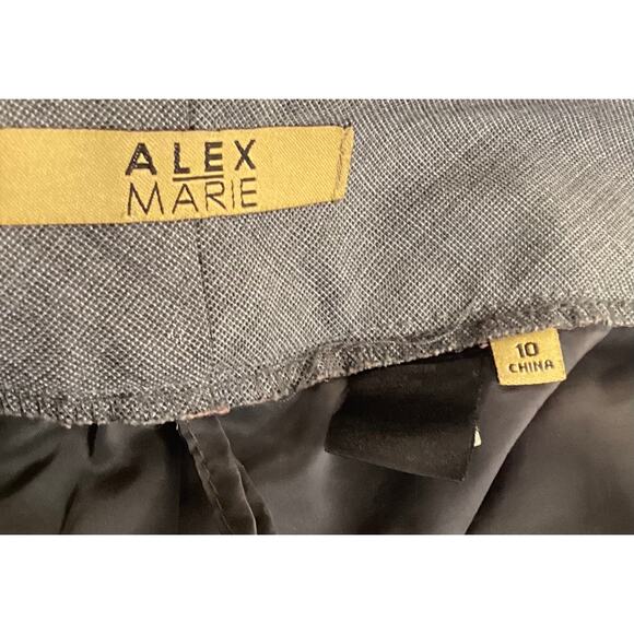 Alex Marie Gray Dress Pants | Fully Lined | Size 10 - Picture 6 of 7